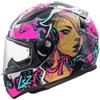 LS2, Casco Moto Integrale RAPID II CYBERG Matt Purple Cyan, 3XL