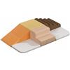 BanaSuper Montessori - Set di 6 mattoncini da costruzione schiuma XXL, arrampicata, giocattoli giganti, parco giochi interno, certificato EN71, custodia lavabile