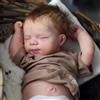 BNNPUU Bambole Reborn Femmine 20 pollici Bambole Reborn Lavabili a Mano corpo in Vinile Morbido Originali Sembra un vero Bambina Ragazza con gli occhi chiusi