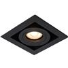 Lucide 09926/01/30 Faretto da Incasso, Alluminio, 50 W, Nero