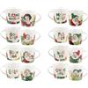 H&H Home set 12 tazze jumbo disney nani natale cc430