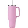 S'well Tumbler XL, Bicchiere Riutilizzabile con Cannuccia, Bottiglia in Acciaio Inox a triplo strato, mantiene le bevande calde per 50 ore e fredde per 10 ore, 1180 ml, Rosa Ortensia