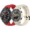 SenMore 2 Pezzis Cinturino Compatibile con Amazfit T-Rex/Amazfit T-Rex Pro, Sostitutivo Sportivo in Morbido Silicone Cinturino per Amazfit T-Rex/T-Rex Pro.