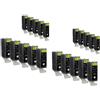 Tintenwunsch 20 cartucce d' inchiostro con chip nero Black 526 sostituisce Canon PGI-525 e CLI-526 IP4850 IP4950 MG4150 MG5120, MG5150, MG5250 MG5340 MG5350 MG6120 MG 6150 MG6150 MG8120 MG8150 MG8240 MX882 MX884 MX885 Pixma Serie con chip Black