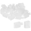 PATIKIL Silicone Estremità Cappuccio Spina Coperchio per Strip Luce 40pz Ip67 Impermeabile con 2 Fori Adatta 5050 10mm Largo LED Striscia 2 Stili Incluso
