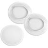 PATIKIL 9.5 Copri Sgabello Rotondo 3pz Elastico Rivestimento Sgabello Bar Cuscino Seduta Lavabile per Diametro 11-16 Sedia Bianco