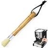 LEUUD Spazzola Macchina Caffe, Pennello per la Pulizia con Cordino per Caffè Espressoper, Pennello Pulizia Macchina Caffè, Strumenti Caffè per La Cucina Domestica Macinino da Caffè Macchina