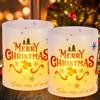 Yotako Set di 12 portacandele da tavolo per Natale, decorazione natalizia, da tavolo, portacandele a vento, decorazione natalizia, per interni ed esterni, per candele