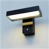 FREEUP Applique da Esterno Solare, LED Lampada da Esterno a Parete con Sensore di Movimento, Impermeabile Ip65, Alluminio, Rotazione 350°, Bianca Calda, Per Giardino Terrazzo Ingresso