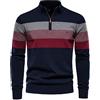 Generico Maglione Dolcevita Uomo Invernali con Zip Maglioncino a Collo Alto Maglioni Manica Lunga Maglia Lupetto Multicolore Elegante Pullover Slim Fit Maglioncini Casual Maglie Sweater Golfino Uomo