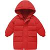 Keerlonno Giacca per Bambini Cappotto Piumino con Cappuccio con Cerniera Giubbino Ragazze Inverno Leggero Giubbino Puffer Capispalla 2024 Quilted Jacket Bimbo Antivento Imbottite Piumino Piumino