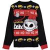CARTOON Maglione Nightmare Before Christmas Maglia per Natale in 100% Acrilico per Adulto Felpa Invernale