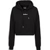 DISCLAIMER Felpa Hoodie Donna Cotone Nero/Bianco L