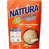 NATTURA Protein Sport 100% Peanut Butter Powder, Burro di Arachidi in Polvere Senza Glutine, 48 g di Proteine, Ricco di Vitamine e Magnesio, Alta Solubilità, -70% di Grassi Saturi, Vegan, 180 g
