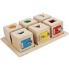 Montessori Lock Box Toy Giocattolo evolutivo Tavola interattiva per bambini