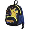 SEVEN Zaino Small Scuola Pokemon,Asilo e Tempo Libero, Blu e Giallo, Bambini e ragazzi,