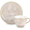 GINORI 1735 TAZZA CAFFE CON PIATTINO, ORIENTE ITALIANO MERINGA