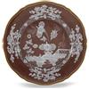 GINORI 1735 PIATTO SEGNAPOSTO 31 CM, ORIENTE ITALIANO CASTAGNA