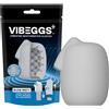 VibEggs Blow Misty Vibrating Masturbation Sleeve White