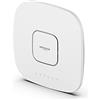 NETGEAR Access Point WiFi 6 AX6 WAX630, Velocità TriBand Mesh, access point poe, porta ethernet x 2,5G, gestione remota Insight, alimentatore non incluso