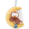 NICI Ciondolo in peluche Gufo Oscar da 9 cm e Luna, con occhiello