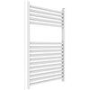 ERCOS Scaldasalviette Termoarredo Bagno Dimensioni 550x770 MM Radiatore Colore Bianco , Attacchi da 1/2 Fornito Con Kit Montaggio