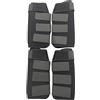 Generic 4 Pezzi Protezione per Le Gambe per Stivali da Cavallo Accessori per L'equitazione Coprigambe Set per Avvolgere Le Gambe Equitazione Allenamento All'a, Nero, S