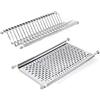 Emuca - Scolapiatti pensile per piatti e bicchieri in acciaio inox per mobile di lunghezza 60cm (535 mm - 570 mm)