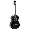 GEWA chitarra da concerto Basic Plus, chitarra classica, tavola in abete, corpo in tiglio, 4/4, nero
