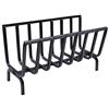 Fonderia Bongiovanni | Brucialegna | porta legna | portalegna da interno | portalegna da esterno | braciere | in ferro per camino e barbecue (cm 56x25x32h)
