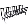 Fonderia Bongiovanni | Brucialegna | porta legna | portalegna da interno | portalegna da esterno | braciere | in ferro per camino e barbecue (cm 87x25x32h)
