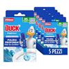 Duck Fresh Discs - Base per Dischi Gel Igienizzanti WC, Fragranza Marine - Formato Scorta 5 Applicatori, 30 dischetti