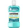 LISTERINE Cool Mint, Collutorio 0% alcol al gusto Menta a base di Oli Essenziali Antibatterici di Menta, Timo, Betulla, Collutorio Listerine senza alcool per un'igiene orale completa, 500 ml