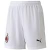 PUMA AC Milan Stagione 20/21 Shorts Replica Jr, Pantaloncini Unisex-Adulto, White, 128