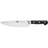Zwilling Coltello da Cuoco PRO Tradizionale, Argento/Nero, 20 cm