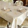 BGEUROPE Tovaglia - Antimacchia - Beige - Ref. Christmas - 150cm x 200cm