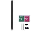 Generic 2 In1 stilo penna touch screen per Samsung Tab Lg Htc Gps Tomtom Tablet, universale matita capacitiva penna disegno Tablet Pen (Black)