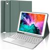 WINCHKING Tastiera per 9 Generazione con Touchpad, Custodia con Tastiera per 9 10.2, Cover Bluetooth Magnetica Staccabile Keyboard per ipad 9/8/7 Generazione 10.2 / Air 3, Verde scuro