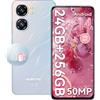OUKITEL C58 Pro Smartphone Android 14-24GB RAM+256GB ROM(TF 1TB) Cellulare 6.7 HD+ 90Hz 5150mAh Telefono Cellulare Offerta 50MP+8MP Camera NFC/3 Slot/Fingerprint/Face ID/3.5mm Jack/OTG, blu