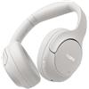 TOZO HT2 Cuffie Bluetooth 5.3 con ANC Ibrido Hi-Res Audio e ORIGX Acustica 40mm Controllore EQ Regolazione 60 Ore Riproduzione 3.5mm AUX Audio Cavo e USB Tipo C Bianco