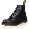 Dr. Martens 101 Smooth 6 Eye Boot , Stivaletti Unisex Adulto, Nero, 39