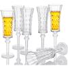 Srgeilzati Bicchieri da liquore con stelo, 6 x 45 ml, lavabili in lavastoviglie