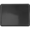 H&H Vassoio con Bordo in Melamina 40x30x2 cm, Nero - Resistente, Igienico, Facile da Pulire, Ideale per HORECA e Ristorazione
