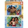 Educa - Puzzle Vaiana 2 | 2x48 pezzi Puzzle Set | Vaiana 2 Moana, Disney Bambini | dai 4 anni (20102)