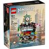 LEGO NINJAGO Micro City Building Set 40703 - Blocco modulare a 5 piani con case da tè e sushi bar, compatibile con altri micro set, dai 10 anni in su