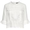 ONLY ONLANEMONE 3/4 Flaired Top Noos Wvn Camicia da Donna, Cloud Dancer, 34