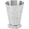 Tissting 400ml Mint Julep Cup, Bicchieri da Cocktail in Acciaio Inossidabile 304 Bicchieri da Cocktail in Metallo Moscow Mule Argento per Feste, Bar, Casa, Ristorante(Modello Totemico)