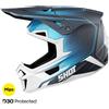 Shot Casco Moto Cross Enduro Shot LITE CHALLENGER Blu Opaco