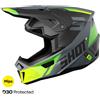 Shot Casco Moto Cross Enduro Shot LITE ULTRA Giallo Fluo Nero Opa
