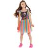 amscan Costume arcobaleno per bambine 9918400 (età 10-12 anni)